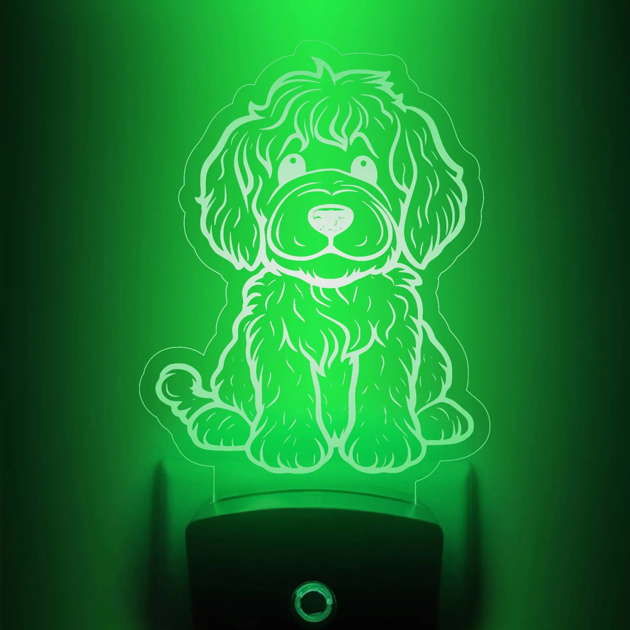 Labradoodle Nightlight |  Cute Dog Puppy LED Night Light